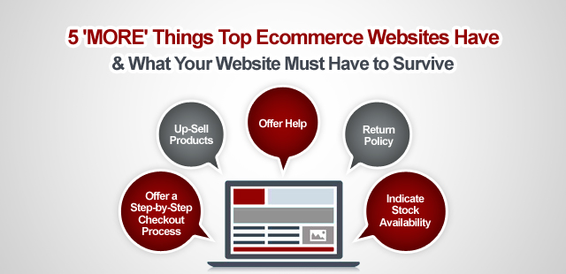 5 'MORE' Things Top Ecommerce Websites Have & What Your Website Must Have to Survive